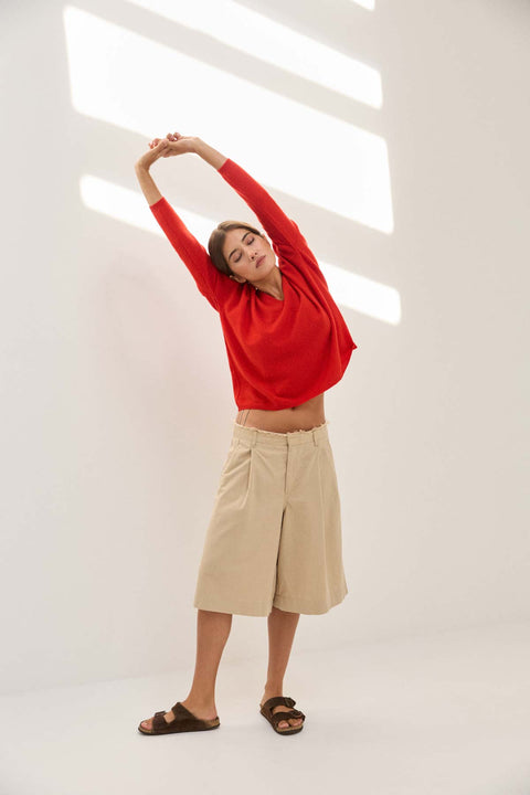 Cashmere V-neck sweater