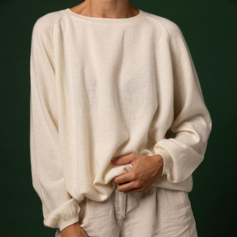 Jersey Cashmere O - Stone