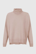 Turtleneck cashmere - Stone