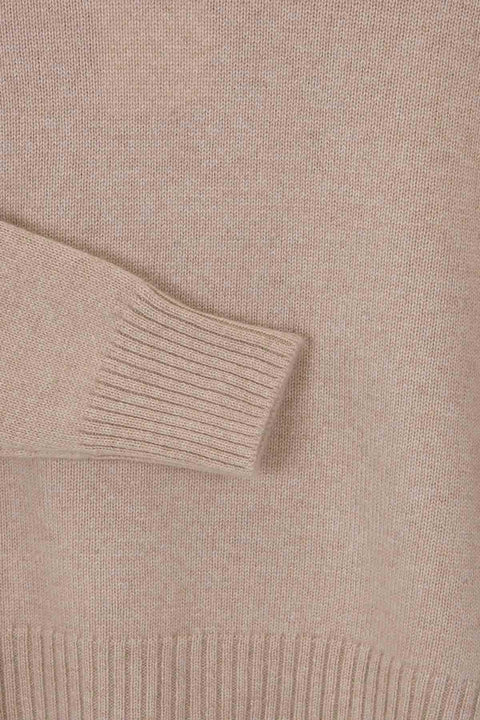 Turtleneck cashmere - Stone